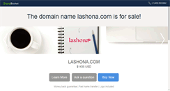 Desktop Screenshot of lashona.com
