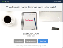 Tablet Screenshot of lashona.com